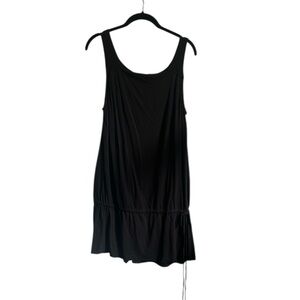 LA Made Black Tank Top Tunic with Drawstring Waist NWT Size Medium